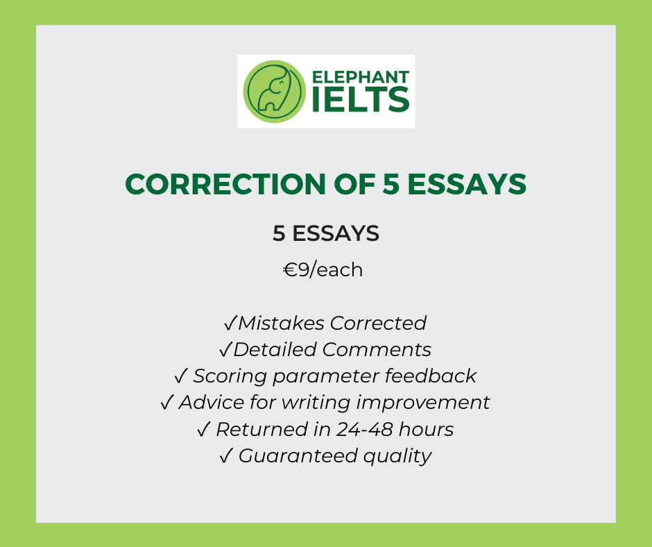 correction of writing essays