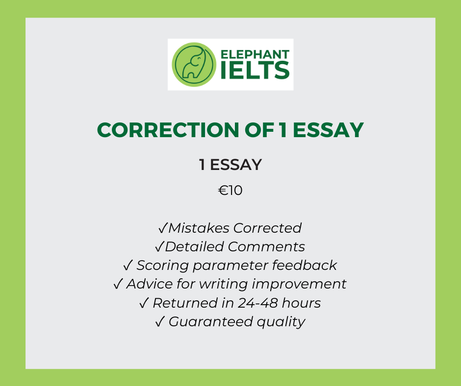 free ielts essay correction online